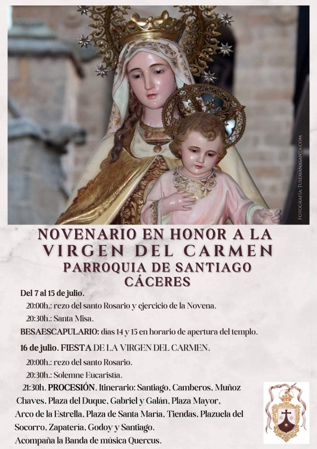 Hoy martes, procesión de la Virgen del Carmen de en directo desde ...